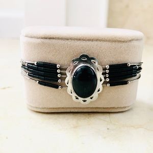 Onyx and Sterling Silver bracelet